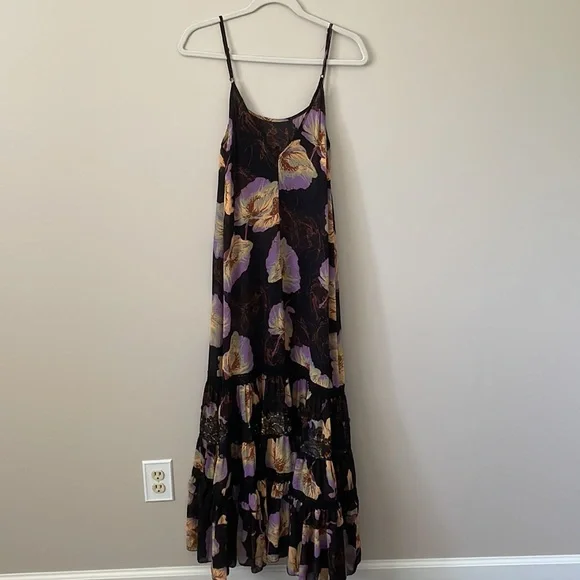 Free People Intimately Make You Move Floral Maxi Slip - Picture 9 of 12